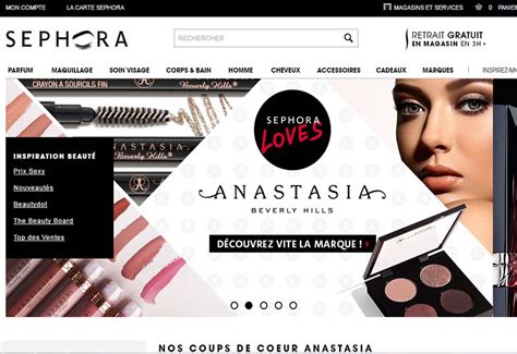 sephora boutique en ligne.